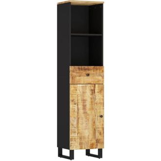 vidaXL Mueble de baño madera maciza de mango 38x33x160 cm Vidaxl