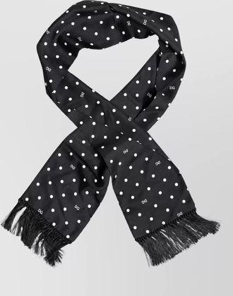 Dolce & Gabbana silk polka dot scarf