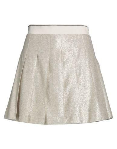VIP【送料関税込】BRUNELLO CUCINELLI COTTON MINI SKIRT Monili pleated cotton mini skirt in beige - Brunello