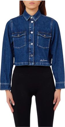 Liu Jo Camicia Daily - Dames - Spijkeroverhemden - Blauw - M - Denim - Overhemden