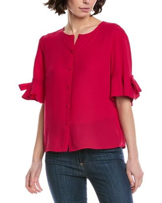 CeCe by Cynthia Steffe Cece Flounce Bow Sleeve Top