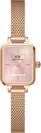 Daniel Wellington Quadro Mini Bracelet Watch, 15mm x 18mm in Rose Gold at Nordstrom