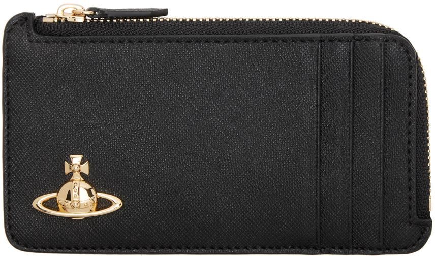 【関税&送料込】Vivienne Westwood Black Leather Wallet Leather wallet Vivienne Westwood Black in Leather - 39498947