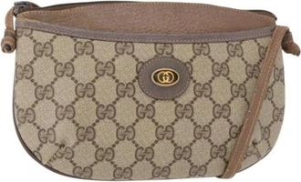 Gucci Pre-owned Cross Body Bags, female, Beige, Size: ONE SIZE Pre-owned Vintage Cross Body Bag