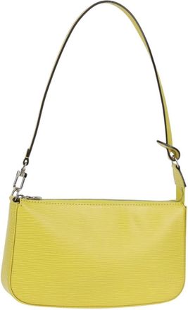 Louis Vuitton Pochette Accessoires Nm Epi Leather Yellow Leather Bag (Pre-Owned)