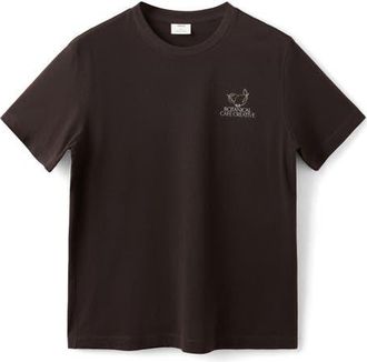 Mango Graphic T-Shirt in Brown at Nordstrom, Size Xx-Large