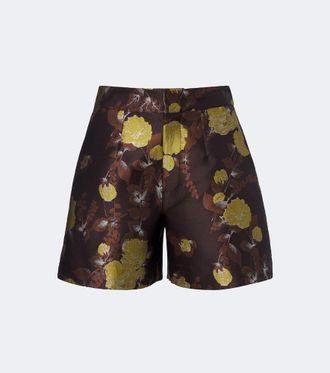 La DoubleJ Devon floral jacquard shorts