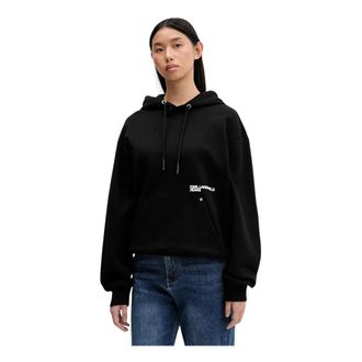 Karl Lagerfeld Hoodies - Dames - Hoodies - Zwart - S - Katoen - Hoodies & sweatvesten