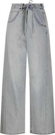 Darkpark Iris Jeans - Dames - Loose Fit Jeans - Blauw - W25 - Katoen - Jeans