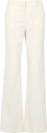 Pennyblack Wide Broeken - Dames - Wijde Broeken - Beige - S - Katoen - Broeken