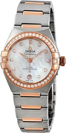 Omega Pre-owned Omega Constellation Manhattan Automatic Diamond Ladies Watch 131.25.29.20.55.001