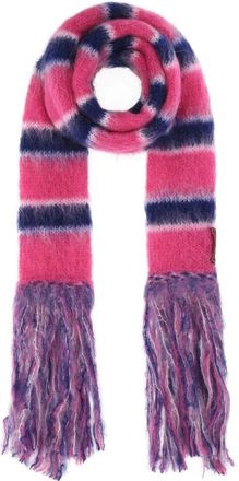 Marni Geborduurde Mohair Blend Sjaal - Heren - Wintersjaals - Veelkleurig - ONE Size - Accessoires