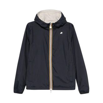K-Way K-Way, Light Jackets, male, Blue, Size: 2XL Jake Plus.2 Reversible Jacket