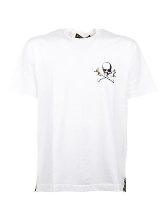 MASTERMIND WORLD skull-print T-shirt - men - Cotton - M - White