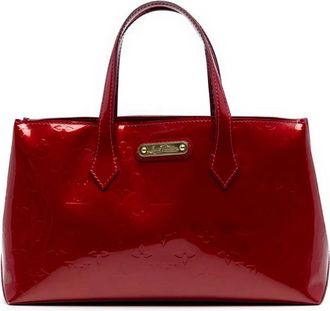 Louis Vuitton Borsa a mano Wilshire PM in pelle Vernis con monogramma 2000-2025 - Rosso