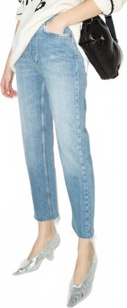Re/Done 70S Stove Pipe Jeans In Light Wash