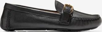 Cole Haan Womens Eileen Buckle Drivers - Black Size 10.5