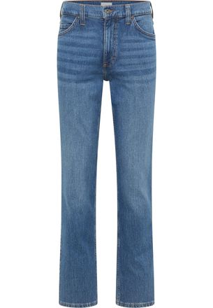 Mustang Straight-Jeans MUSTANG Tramper Straigt, Herren, Gr. 42, L&auml;nge 34, medium schwarz 783, Denim/Jeans, Obermaterial: 99% Baumwolle, 1% Elasthan, straight 