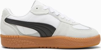 Puma Palermo Moda Leren Dames Sneakers Grijs/Zwart