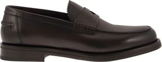 Doucal's Leather Penny Loafer