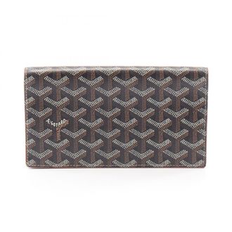 Goyard Black Multi-Color Coated Canvas Pvc Long Wallet (Bi-Fold) (Pre-Owned)