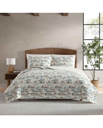 Eddie Bauer Alani Island Conversation Reversible Quilt Set