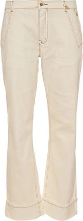 ZiZo Some Pant - Dames - Bootcut Jeans - Beige - XL - Jeans