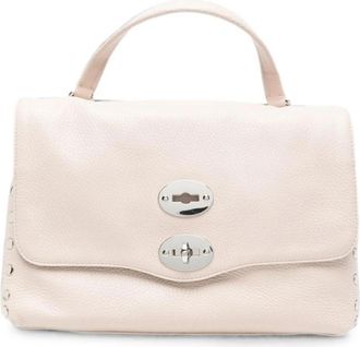 Zanellato Postina Daily Handtas - Dames - Handtassen - Wit - ONE Size - Leer - Tassen