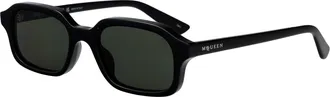 Alexander McQueen Mens Sunglasses Am0558s Black Acetate
