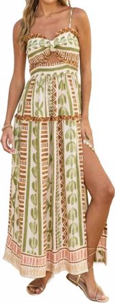 Dress Forum Desert Bloom Tiere Dress In Beige