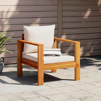 vidaXL Sill&oacute;n De Jard&iacute;n Con Cojines Madera Maciza De Acacia Vidaxl