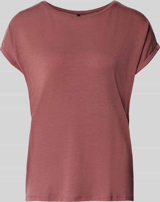 Vero Moda Regular Fit T-Shirt aus Lyocell-Mix Modell AVA in Altrosa, Größe XS