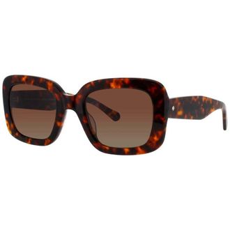 Kate Spade New York Ladies Brown Rectangular Sunglasses KSBELLAMYSUS086HA