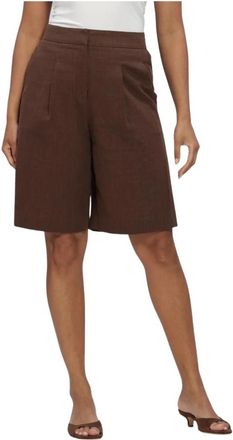 Notre-V Nv-Hilde Shorts - Dames - Korte broeken - Bruin - Maat: S