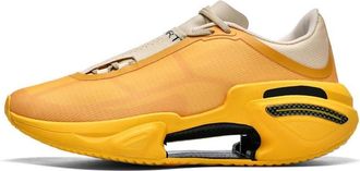 Generic Mens Basketball Shoes are Lightweight Breathable High Elasticity Shock-Absorbing Casual Running Sports Walking Shoes(Yellow,8.5 UK)