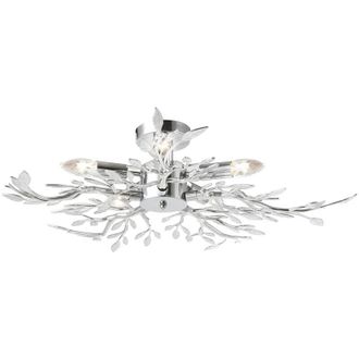 Globo Lighting Plaf&oacute;n - Flash - Cromo - Metal - &Oslash; 71cm - E14 - 68541-5 - Globo