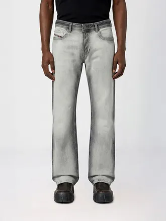 Diesel Jeans slim fit Zatiny in denim a vita media con gamba flared