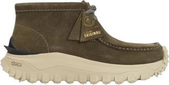 Moncler Trailgrip Wallabee GTX Boots - Heren - Veterlaarzen - Groen - 42 1/2 EU - Leer - Schoenen