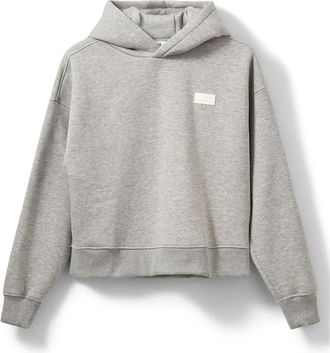 Sofie Schnoor Grijze Melange Hoodie Basiksw Snos 702 - Dames - Hoodies - Grijs - XS - Katoen - Hoodies & sweatvesten