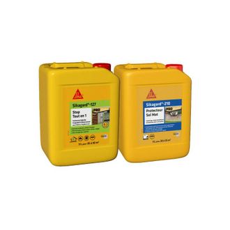 Sika Pacchetto pulizia e protezione pavimenti gard-127 Stop 5L gard-210 Tappetino protettivo 5L - Sika