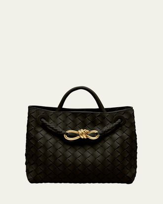 Bottega Veneta Andiamo Small Leather Top-Handle Bag