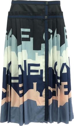 Chanel Gonna plissettata anni 2000 - Nero