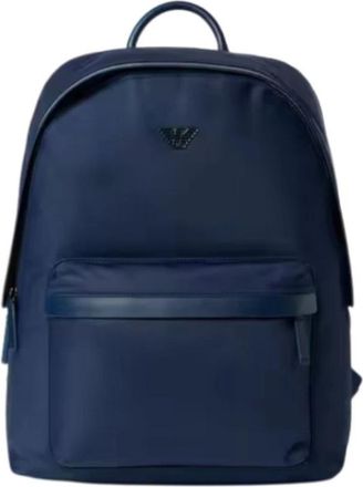 Emporio Armani ASV Nylon Rugzak - Heren - Rugzakken - Blauw - ONE Size - Nylon - Tassen
