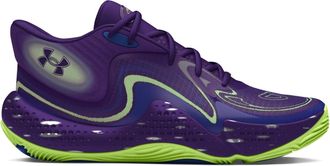 Under Armour Mens Ua Spawn 6 Mid Sos Basketball Trainers Purple 9.5 UK
