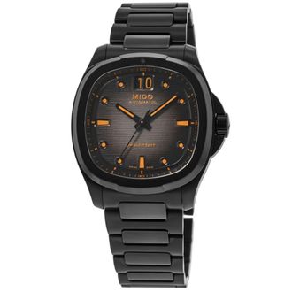 Mido Multifort TV Big Date Automatic Grey Dial Black Steel Mens Watch M049.526.33.081.00
