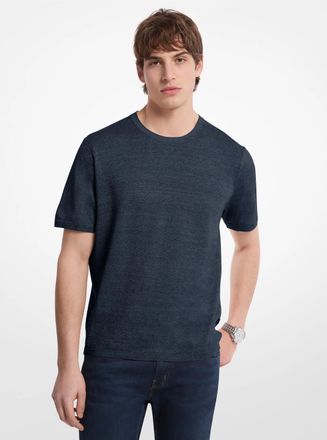 Michael Kors Linen and Cotton T-Shirt