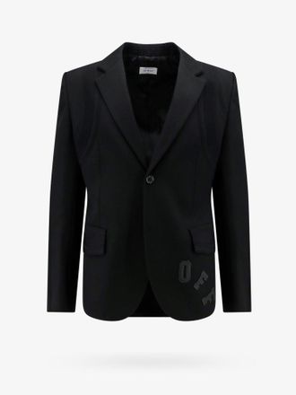 Off-white Giacca in lana vergine con patch off - OFF WHITE - gender_Man