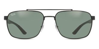 Ray-Ban RB3701 Asian Fit 002/71 Mens Sunglasses Black Size 59