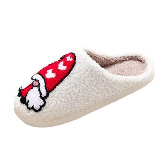 Generic Slippers Women Cozy Home Christmas Models Cotton Footwear For Men And Women Couple Warm Cozy Clogs Comfortable Holiday Design Cozy Slippers For Women(