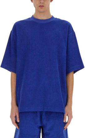 Burberry Blue Crew Neck T-Shirt
